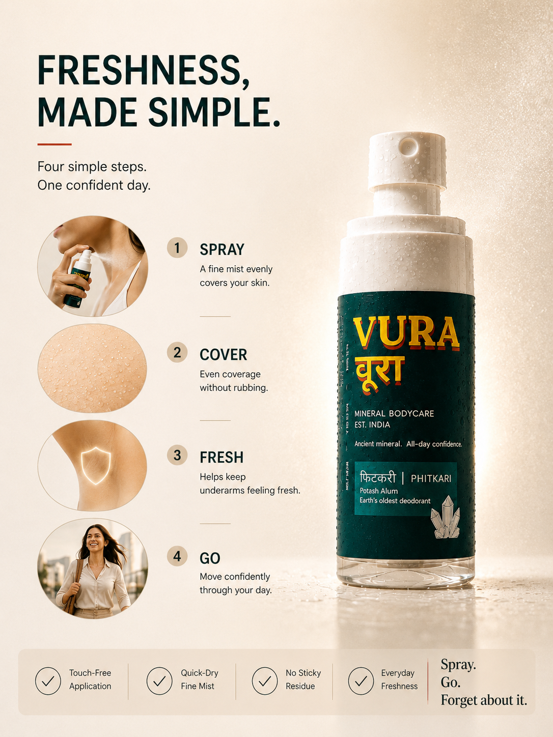 Vura | Mineral Underarm Spray