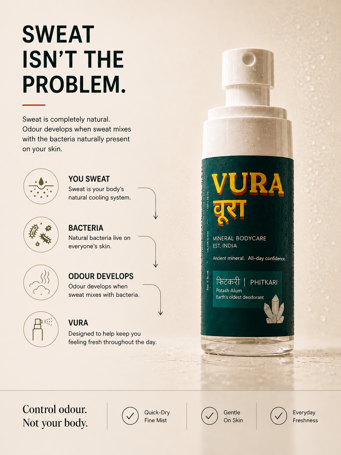 Vura | Mineral Underarm Spray