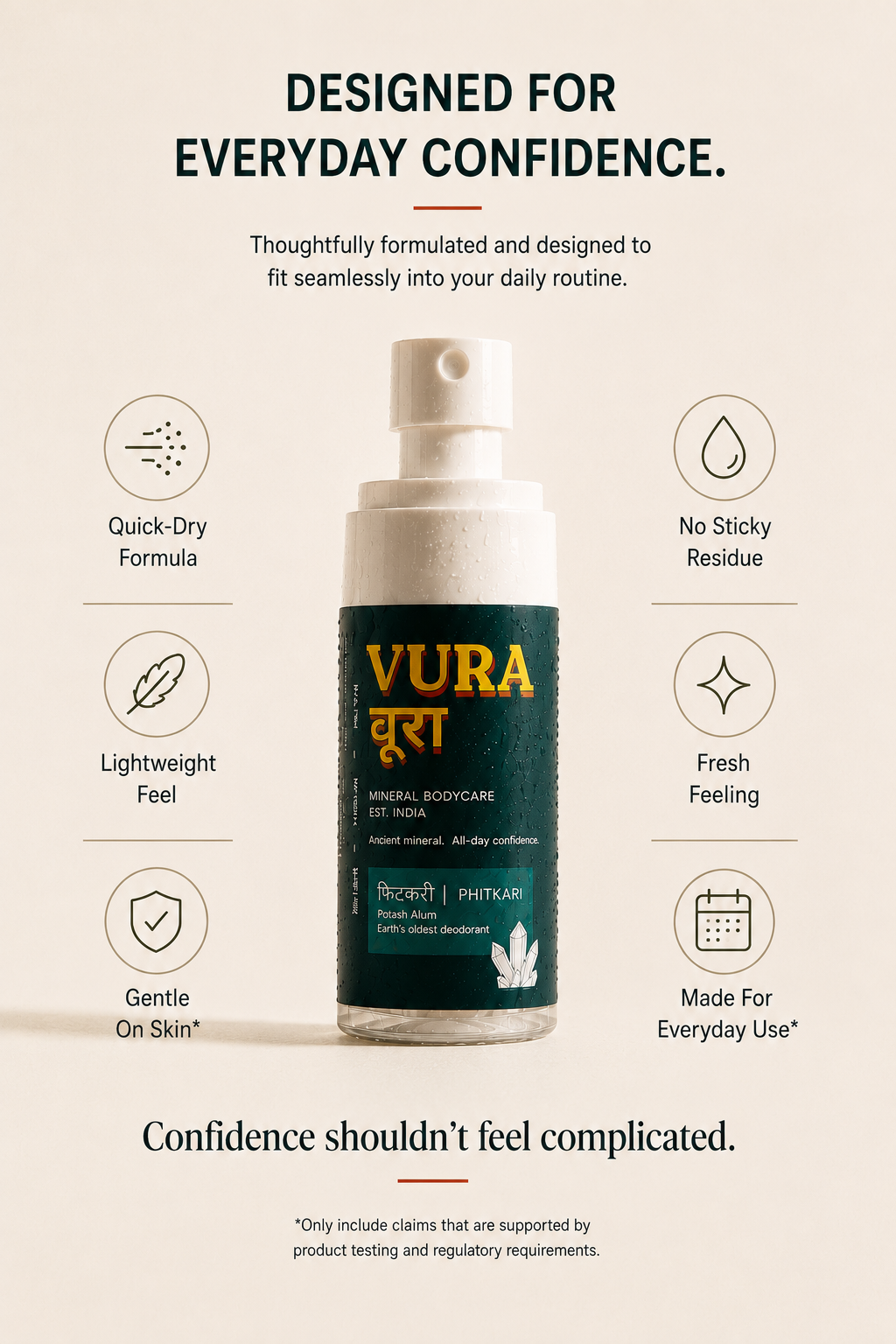 Vura | Mineral Underarm Spray